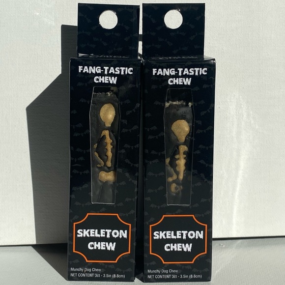 $2🎉CLEARANCE🎉Halloween Dog Treats - Skeleton Chew 7/15/24